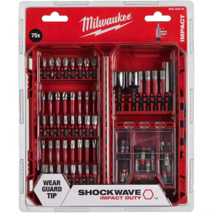 Milwaukee - Juego de 75 Piezas SHOCKWAVE Impact Duty - 1
