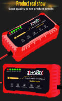 Cargador De Batería Para Coche Y Motocicleta 12V Inteligente Carga Rápida Con Pulso Y Mantenimiento Pantalla LED Moto Cargador De Batería - details 13