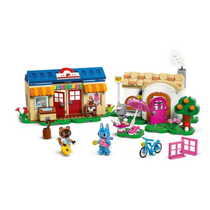 Lego animal crossing mininook y la casa de minina - 1