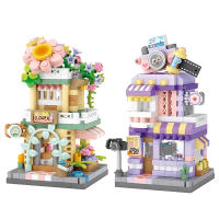 Bloques De Construcción Mini Tienda ToylinX Vistas De La Calle De La Ciudad Regalo De Navidad Y Halloween Para Niños Cultiva El Interés - details 6