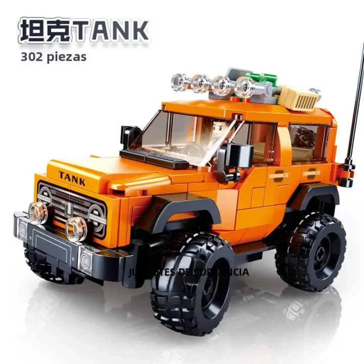 Bloques De Construcción SLUBAN Urban Tank 302PCS Vehículo Terrestre De Playa Juguetes Educativos Para Niños Edad Recomendada 6-12 Años - 1