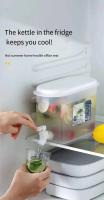 Cacerola De Agua Fría Grande 3.5L Con Grifo Y Dispensador De Bebidas Frías Para Nevera Capacidad De Llenado De Agua Fría - details 1