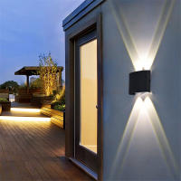 Lámpara De Pared Exterior Impermeable LED Para Decoración Del Hogar Jardín Veranda Y Escaleras Luminaire Facade Luz Exterior - details 21
