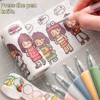 Cuchillo De Arte Con Refil Para Scrapbooking Herramienta De Corte Y Pegatinas Suministros Escolares Y DIY Caja Express - details 4