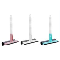Cepillo De Limpieza De Ventanas 3 En 1 Con Botella De Agua Escobilla Para Vidrio Herramienta De Limpieza Doméstica Multifuncional Colgable Verde Blanco Rosa - details 6