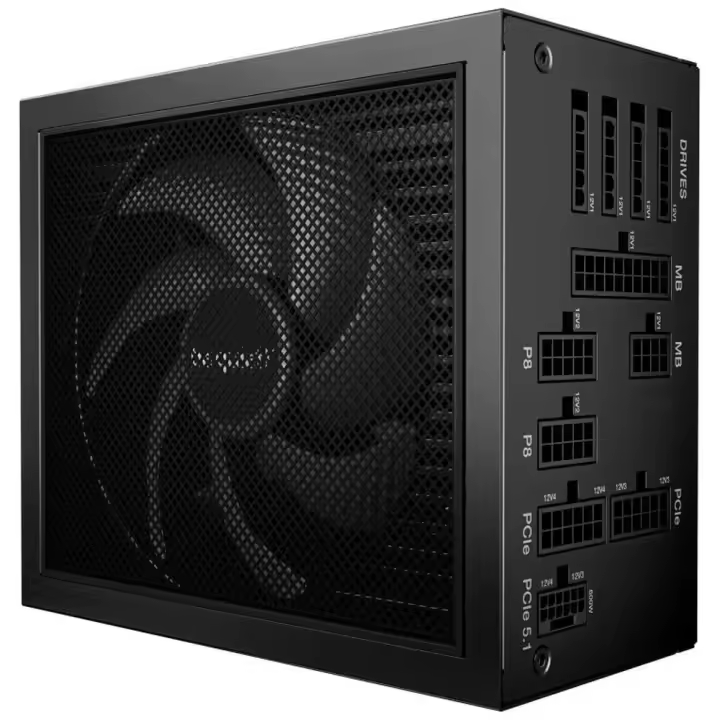Be Quiet! - Fuente de alimentación Dark Power 14 850 W modular completamente, certificación 80 Plus Titanium, silenciosa a 16 dB y alta eficiencia del 93,8 % - 1