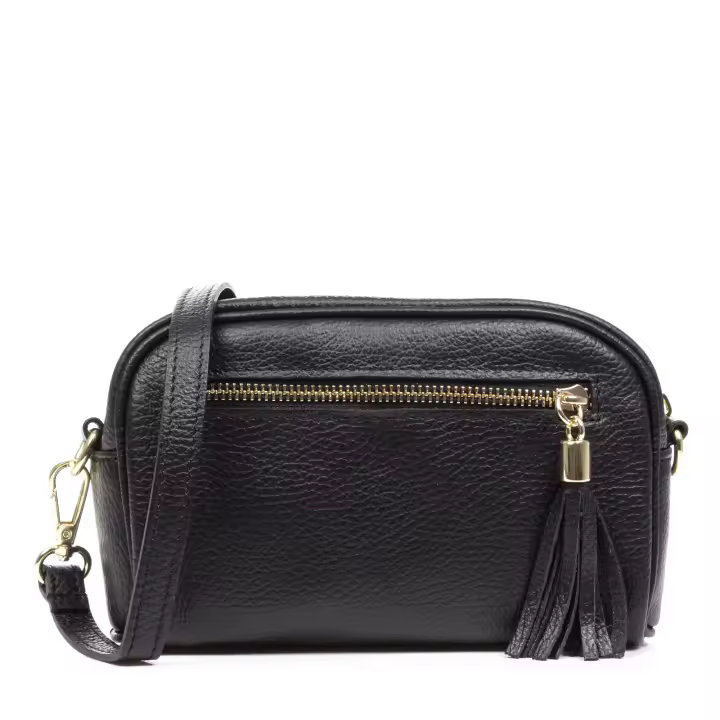 Firenze Artegiani. Altilia bolso bandolera mujer. Piel auténtica Dollaro. Made in Italy. Vera Pelle Italiana. - 1