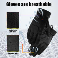 Guantes De Ciclismo Antideslizantes Con Protección De Muñeca Tácticos Para Pesca Y Tiro Deportivos Y Motociclismo Con Dedos Completos - details 5