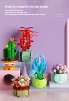 Juego De Bloques De Construcción DIY Para Niños Y Niñas 12PCS Set De Plantas Suculentas Juguete Educativo Para La Creación De Pequeños Bloques Regalo Para Niños Y Niñas - details 7