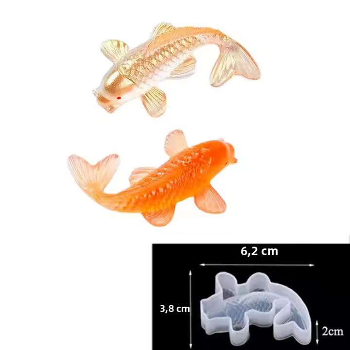 Molde De Silicona 3D Pequeño Con Animales Para Decoración De Escritorio Y Resina Epoxy Molde Para Ornamento De Habitación DIY Molde De Rana Lagarto Caracol - 1