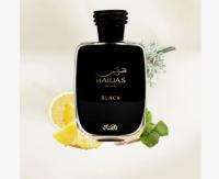 Perfume árabe de hombre Hawas Black for him  Rasasi 100ml,Fragancia exclusiva ,duradera, oriental, Perfume amaderado, cítrico NOVEDAD - details 3
