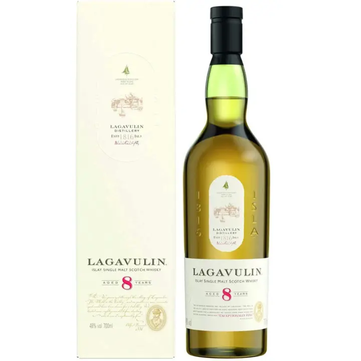 Lagavulin 8, Whisky Escocés Single Malt 0.7L - 1