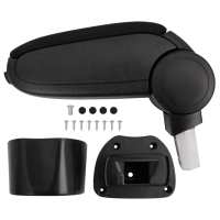 vidaXL Reposabrazos para coche ABS negro Adecuado para Nissan juke (after 2010),  VW golf mk4,  Seat gap (14 x 30 cm) y mas - details 0