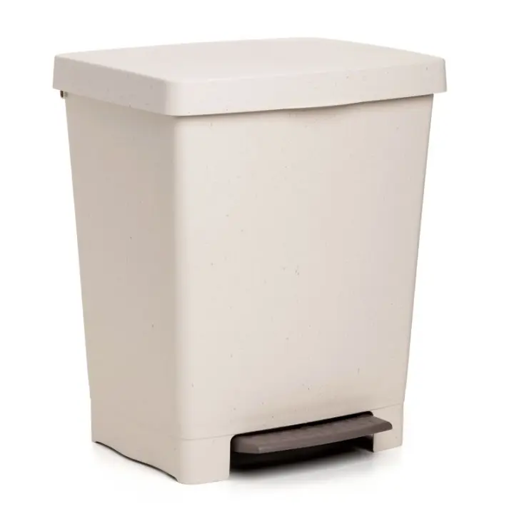 Cubo Pedal Tatay Ecohome 23 L Beige - Alta Calidad - 1