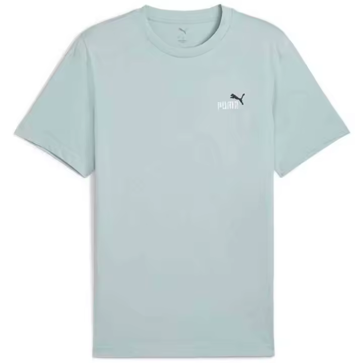 Camiseta de Manga Corta Puma Essentials+ 2 Col Logo para hombre en color azul - 1