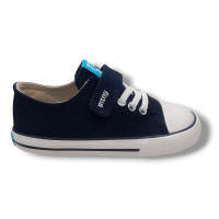 Mustang Zapatilla Lona Sneakers Barefoot Niña 49065 MARINO Respetuoso calzado niños Summer ROYALE CORDONETS - details 2