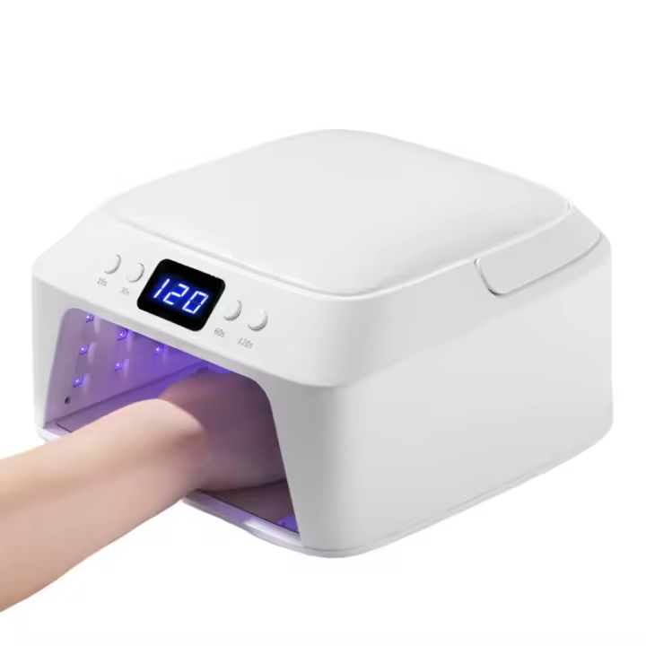 Lámpara UV Para Uñas 71 LEDs Con Espacio Amplio Secador De Uñas Con Almohadilla Para Manos Sensor Inteligente 72 W Profesional Para Manicura Y Pedicura - 1