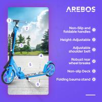 AREBOS Patinete Scooter ciudad Scooter niños Scooter adultos Scooter - details 7