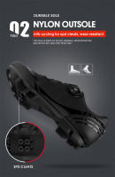 Zapatos De Ciclismo MTB 2025 Para Hombres Y Mujeres Deportivos Al Aire Libre Zapatos De Bicicleta De Montaña Con SPD Cleats Zapatillas Planas Para Shimano - details 7