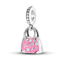 Perlas De Perfume Para Mujer Plata Esmaltada Colgante De Zapatos Altos Y Lápiz Labial Para Pulsera DIY Joyería - details 12
