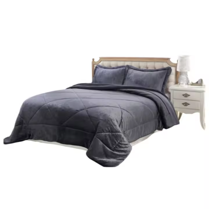 Edredón de Sherpa 150, Edredón de Sherpa 180, Edredón de Invierno Sherpa Extra Grueso - Máxima Suavidad y Calidez - Máxima calidad - Edredón para cama de matrimonio con medidas 240 x 270 cm - Edredón de sherpa cama 1,50m o 1,80m - 1