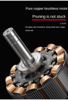 Tijeras Eléctricas De Podar Sin Cable Para Jardín Con Motor Brushless Batería Compatible Con Makita 18V Longitud De Corte 25mm - details 4