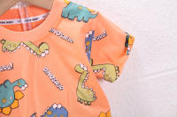 Ropa De Verano Para Bebés Niños Y Niñas Conjunto De 2 Piezas Camiseta Y Shorts Estilo Casual Con Diseño De Dibujos Animados Talla Ajustada Para Edades 4-6 Años - details 8