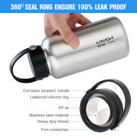 Botella Deportiva De Acero Inoxidable LIXADA 1050ml Con Tetera Colgante De 750ml a Prueba De Fugas Para Camping Y Senderismo Al Aire Libre - details 2