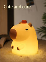 Lámpara De Noche De Silicona Capibara Para Niños Regalo Recargable Por USB Luz De Toque Animal Para Dormitorio - details 15