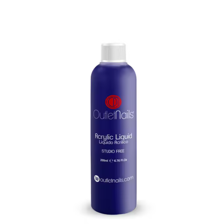Liquido Acrilico Studio Free (Mínimo Olor) para uñas 200ml para uñas esculpidas - Outlet Nails - 1