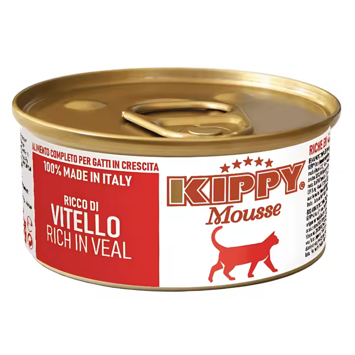 Lata Kippy Cat Paté de Ternera para Gatos – 85 gr - 1