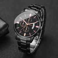 Reloj De Negocios Para Hombre Moda 3/4PCS Lujo Calendario Reloj De Cuarzo Sin Caja Material De Pulsera Y Caso De Aleación Resistencia a Agua Nula - details 8