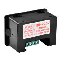 Controlador De Tiempo Digital LED T2310 Timbre De Delay Timer Relé modulo Con Interruptor On/Off DC 12V 24V AC 110-220V Multifuncional - details 10