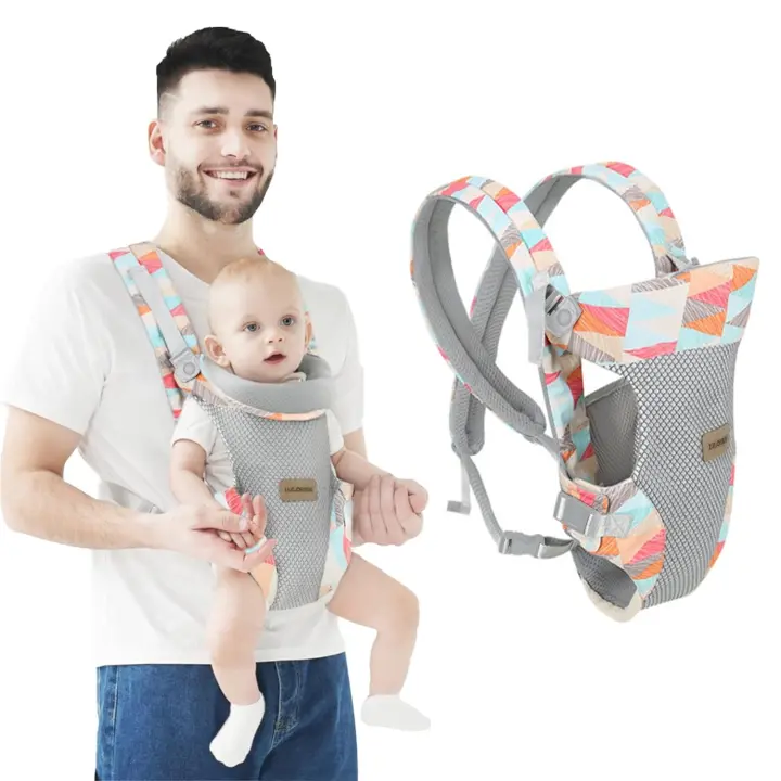 Portabebés ajustable, portabebés 4 en 1, mopila convertible para espalda y espalda, ergonómico, portátil, Cómodo y transpirable para niños Pequeños, niñas y niños (7 to 45 Libras) (Azul) - 1