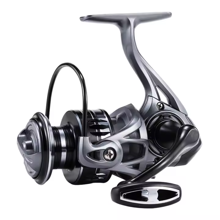 ROOBLINOS ME One Way Clutch System Caña De Pescar Spinning Reel Con 2+1 Rodamientos Súper Suaves Y Resistentes 5.2:1 Ratio De Engranajes - 1