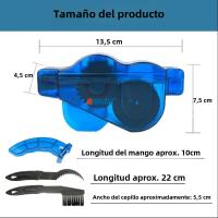 Limpieza De Cadena De Bicicleta Portátil Herramienta De Limpieza Para Ciclismo Montaña Accesorio Exterior Con Cepillos Y Scrubber - details 8