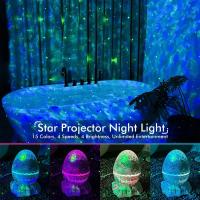 Proyector De Galaxia Con Huevo De Dinosaurio Y Control Remoto Altavoz Bluetooth Luz Nocturna LED Proyección Estelar Regalo Para Niños - details 8