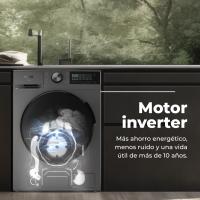 EVVO Lavadora secadora 10 kg + 7 kg carga frontal Nova 10/7, 1350 rpm, Clase A, Motor Inverter, , Lavado Rápido 15' - details 1