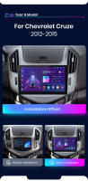 Junsun Android 13 inalámbrico CarPlay Android Auto Radio para Chevrolet Cruze 2012 2013 2014 2015 coche Multimedia navegación GPS autorradio - details 2