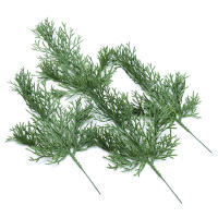 5 Piezas De Plantas Artificiales En Vaso Para Decoración De Boda Accesorios De Novia Regalos DIY Caja De Caramelo Navidad Rama De Pino Colgante Material PP - details 2
