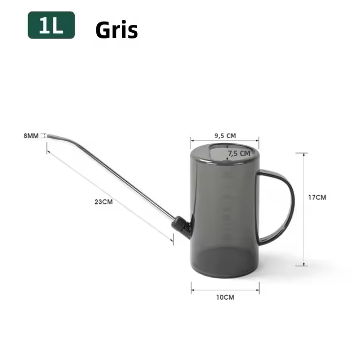 1Pcs Regadío Portátil De Largo Chorro Para Flores Oficina Uso Múltiple Exterior Jardín Y Césped Accesorio De Jardinería - 1