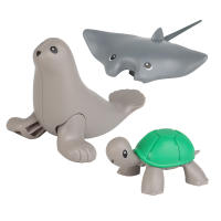 Bloques De Construcción Grandes Animales Y Dinosaurios Conjunto De Zoológico Compatible Con Bloques Duplo Juguetes Para Niños Regalo - details 24