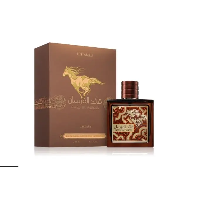 Perfume arabe unisex Qaed Al Fursan Untamed Lattafa 90ml,Fragancia oriental femenina y masculina ambar, especiada, calida, Perfume de hombre y de mujer Nuevo lanzamiento Lattafa 170/255 - 1