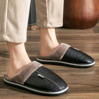Zapatillas De Casa Para Hombre Antideslizantes Y Repelentes De Agua Suaves Y Adecuadas Para El Invierno Zapatos De Interior - details 6