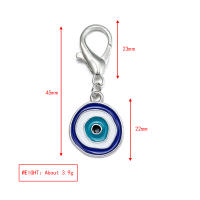Lucky Eye Set De 3 Llaveros Con Piedras De Ojo Turco Y Mano De Fatima Llavero De Aleación De Metal Para Coche Y Bolso - details 31