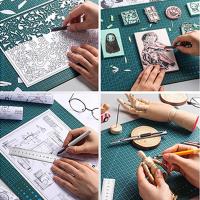 Mesa De Trabajo DIY Engrava Manualmente A3 A4 A5 Tapete De Corte En PVC Para Costura Patchwork Y Artesanía Doble Cara - details 17
