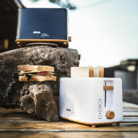 Tostador Jocca de la línea Nature con dobre ranura ancha para diferentes tipos de panes y bollerías con un tostado uniforme, cuenta con 7 niveles de tostados, función de descongelar, recalentar y cancelar. 700W de potencia. - details 0