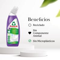 Frosch Lavanda Gel WC Eco 750ml - Limpieza Profunda, Elimina Cal y Malos Olores con Aroma Fresco - details 1