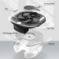 2PCS Encantador Eléctrico Recargable Con Alimentos Atractivos Seguro Para El Hogar Y Cocina Caza De Insectos Herramienta De Control De Plagas - details 7