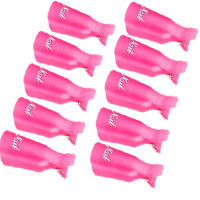 LULAA 10Pcs/1Set Clips De Plástico Para Arte De Uñas Y Remoción De Esmalte UV Gel Polvo Remover De Uñas Con Herramienta De Envolvimiento Para Uñas De Dedos - details 6